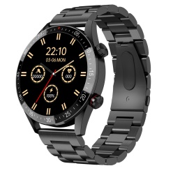 zegarek męski smartwatch gravity gt4-2 black steel