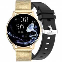 zegarek smartwatch g. rossi sw015-5 +  czarny pasek