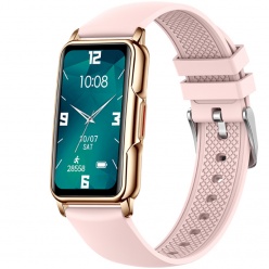 zegarek smartwatch rubicon rncf04 pink silicone