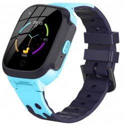 dziecięcy smartwatch niebieski gps -  nanosim 4g 