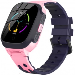dziecięcy smartwatch różowy gps - nanosim 4g 