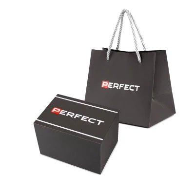Komplet prezentowy na zegarek - Perfect szary