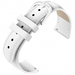 pasek 18 mm smartwatch z logo g. rossi - biały