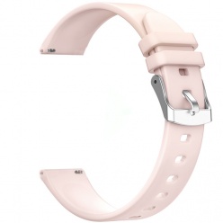 pasek do zegarka 20mm smartwatch rubicon - g. rossi - różowy