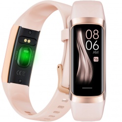 smartwatch smartband rubicon rncf05 różowy