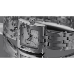 Szwajcarski zegarek damski Bisset BS25C25L srebrny
