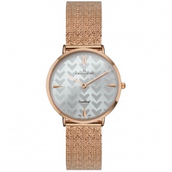 zegarek damski jordan kerr - evora-h8007 różowo złoty
