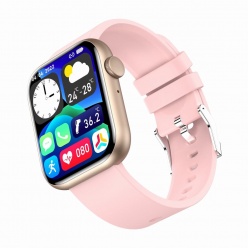 zegarek damski smartwatch gravity gt3-1 pink/pink - livia