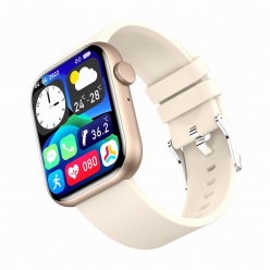 zegarek damski smartwatch gravity gt3-6 pink/beige - livia