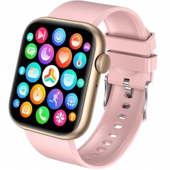 zegarek damski smartwatch gravity gt3-1 pink/pink - livia