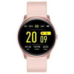 zegarek damski smartwatch rubicon - rnce40 - różowy