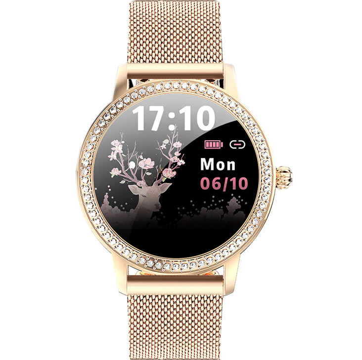 Zegarek damski SMARTWATCH RUBICON - RNBE63 Różowozłoty - Rosegold