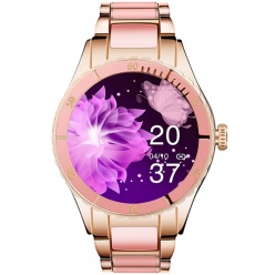 zegarek damski smartwatch rubicon rnce82 różowy