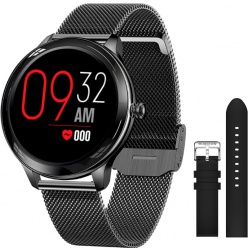 zegarek damski smartwatch rubicon viessa czarny + pasek
