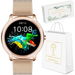 zegarek dziecięcy rubicon smartwatch - r. złoty  komunia