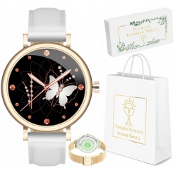 zegarek dziecięcy rubuicon smartwatch - złoty komunia
