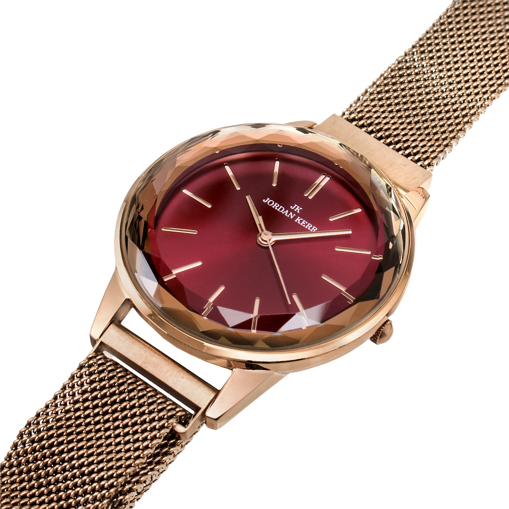 Zegarek damski Jordan Kerr -RAVE-L1012 - Różowozłoty bt - zapięcie magnes