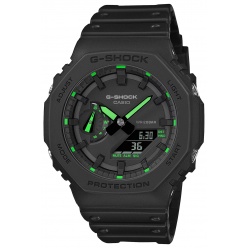 zegarek męski casio g-shock ga-2100-1a3er carbon core guard