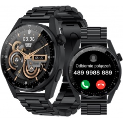 zegarek męski smartwatch rubicon rnce78 rozmowy black/black/1