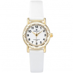 zegarek na komunię damski perfect - l248-6a -biały