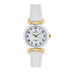 zegarek na komunię damski perfect - lp004-02 -biały