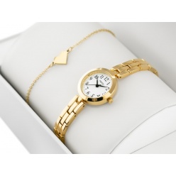 zegarek pacific komplet prezentowy x6126-6 złoty