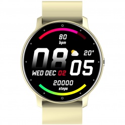 zegarek smartwatch - asperia  gt1-6 piaskowy pełny dotyk 