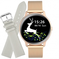 zegarek smartwatch g. rossi sw015-4s4 + szary pasek