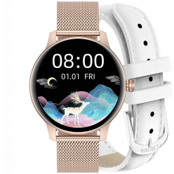  zegarek smartwatch g. rossi sw020-1pw + biały pasek