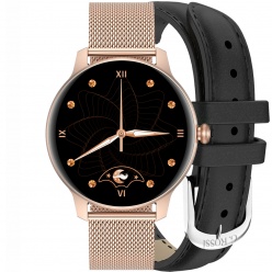 zegarek smartwatch g. rossi sw020-1pb + czarny pasek