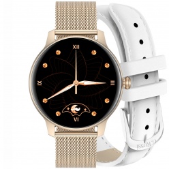 zegarek smartwatch g. rossi sw020-4pw + biały pasek
