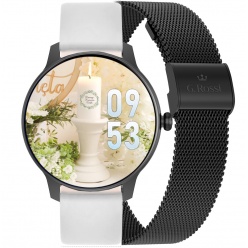 zegarek smartwatch g. rossi sw020-2 + biały pasek silikonowy