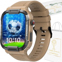 zegarek smartwatch komunia rubicon kf07 beige