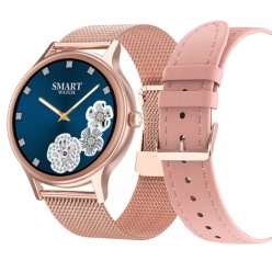 zegarek smartwatch pacific 18-1 rosegold pink