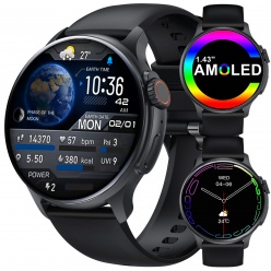 zegarek smartwatch rubicon garto black