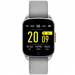 zegarek smartwatch rubicon - rnce42 - szary