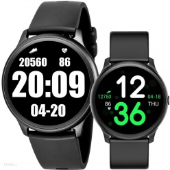 zegarek  smartwatch rubicon - rnce61-black