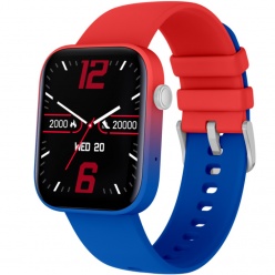 zegarek smartwatch rubicon rnce97 red/blue