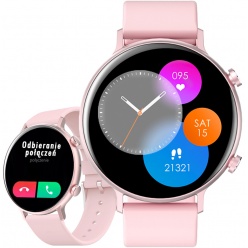 zegarek smartwatch rubicon rnce98 pink