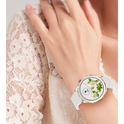 zegarek smartwatch rubicon kf02 srebrny komunia