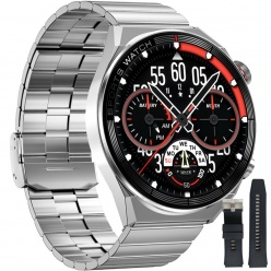 zegarek smartwatch rubicon rnce99 silver