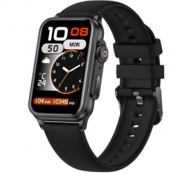 zegarek smartwatch rubicon rncf06 black silicone
