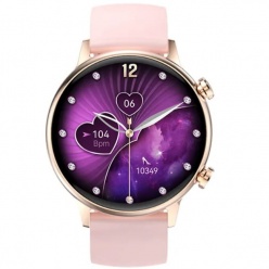 zegarek smartwatch rubicon rncf09 różowe złoto