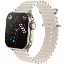 zegarek smartwatch rubicon rncf17 beżowy