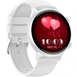 zegarek smartwatch rubicon srebrny amoled