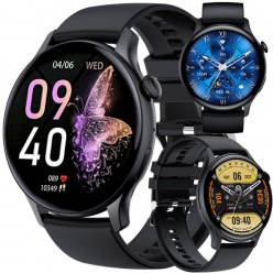 zegarek smartwatch rubicon rncf10 czarny