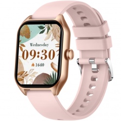 zegarek smartwatch rubicon rncf03 różowy