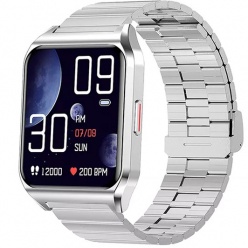 zegarek smartwatch rubicon rozmowy e89 srebrny