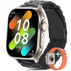 zegarek smartwatch rubicon ultra max br black/or