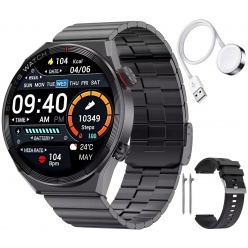 zegarek smartwatch czarna bransoleta+pasek
